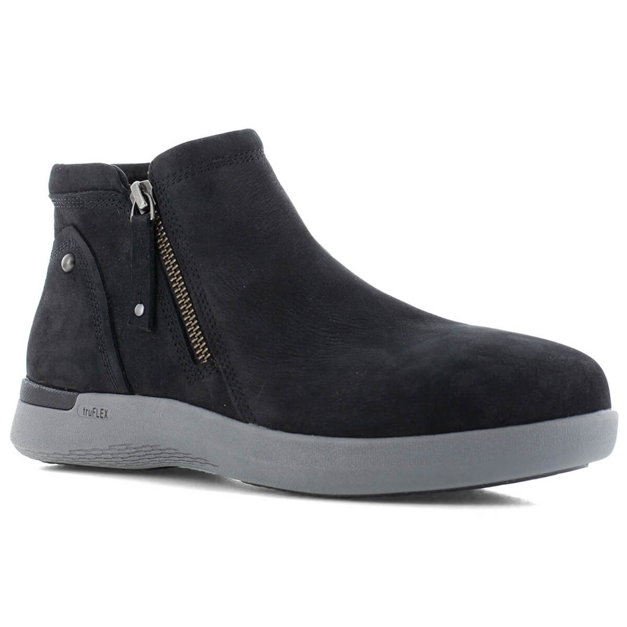 Rockport Works Women's truFLEX Fly Skylar Zip Bootie EH Composite Toe Boots, RK684