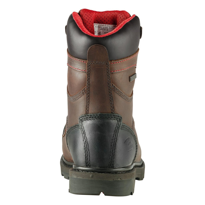 Avenger Men's Hammer Waterproof Insulated EH Carbon Toe Boots, A7573, Brown