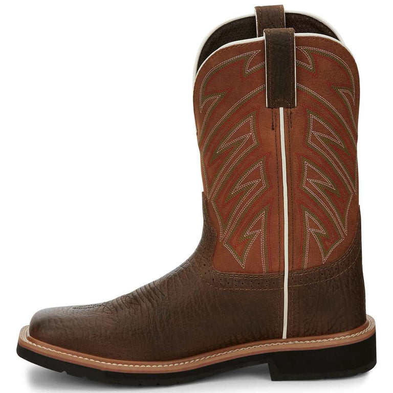 Justin Men's Electrician 11" EH Soft Toe Boots, SE4560, Brown