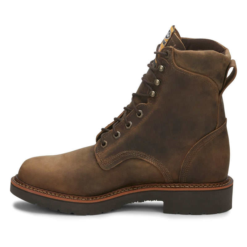 Justin Men's Blueprint 8" EH Soft Toe Boots, 440, Tan