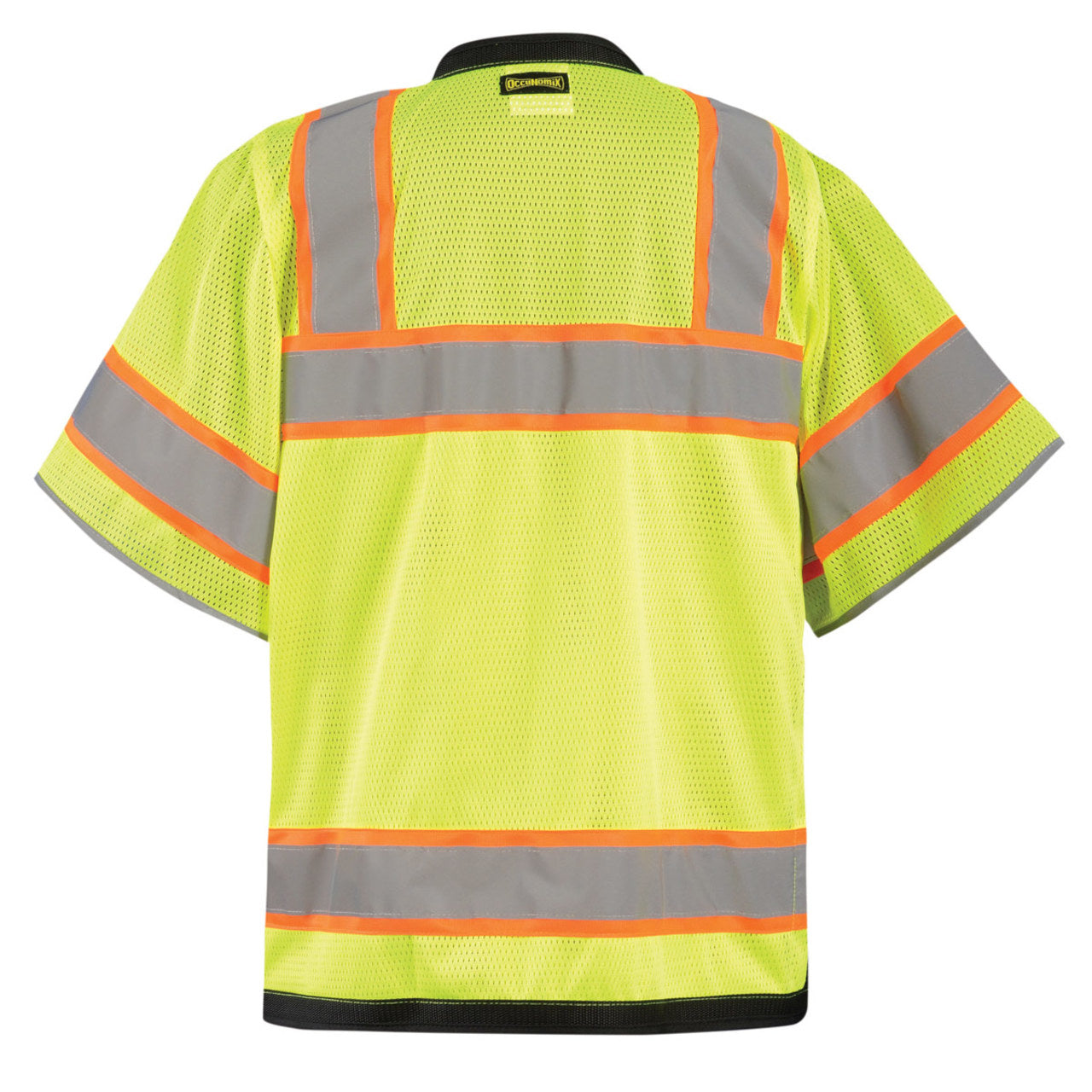 OccuNomix Type R Class 3 Hi-Vis Two-Tone Surveyor Mesh Back Safety Vest, LUX-HDS2T3