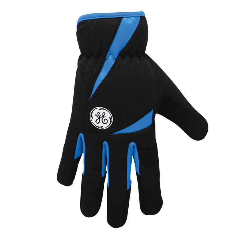 General Electric GG400 Touchscreen Mechanics Gloves, Black/Blue