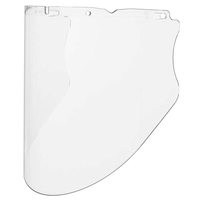 MSA V-Gard Clear Anti-Fog Polycarbonate Molded Visor, 10.375in x 17in x .098in - 10115853