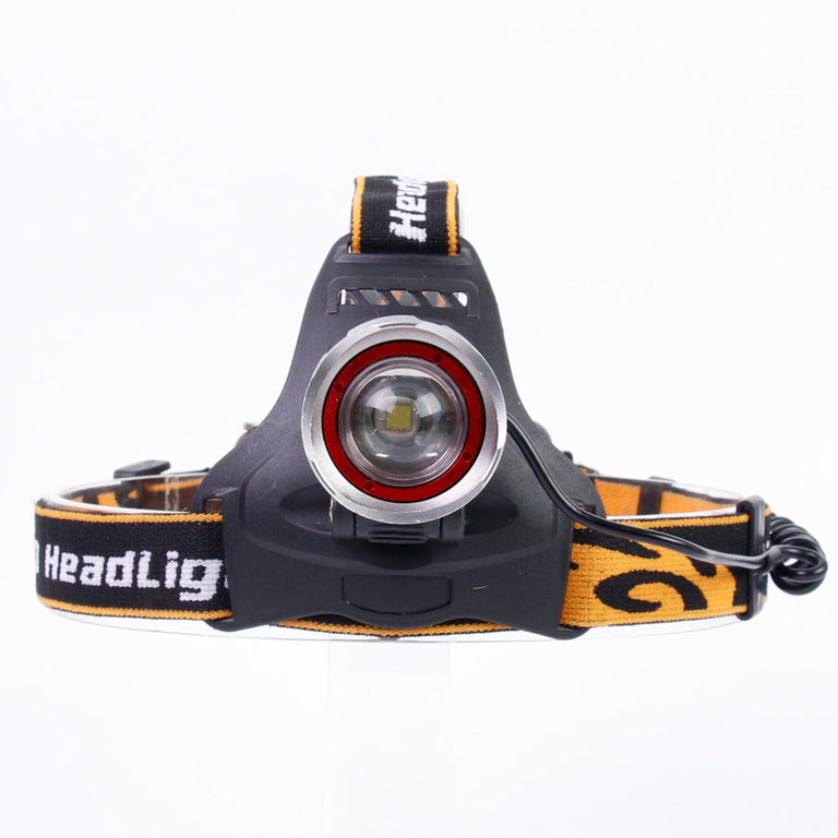 Rugged Blue 3W LED Rechargeable Headlamp - 180 Lumens