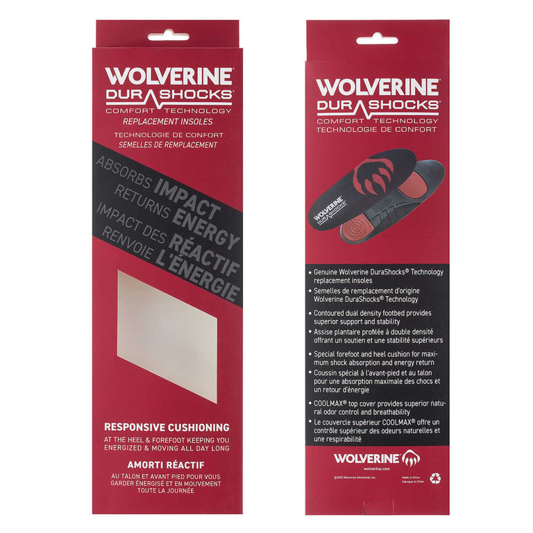 Wolverine Men's Durashock Insoles - W03004