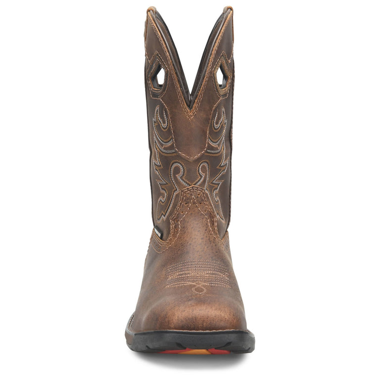 Phantom Rider Men's Wilmore 11" Roper Waterproof Soft Toe Boots, DH5380, Brown