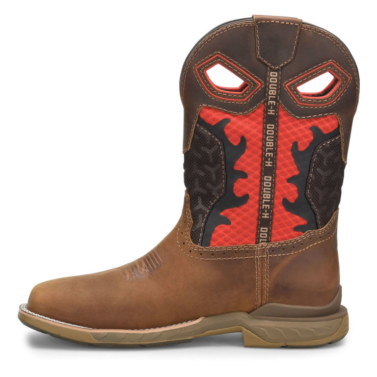 Phantom Rider Men's Purge 11" Waterproof EH Composite Toe Boots, DH5391, Brown/Red