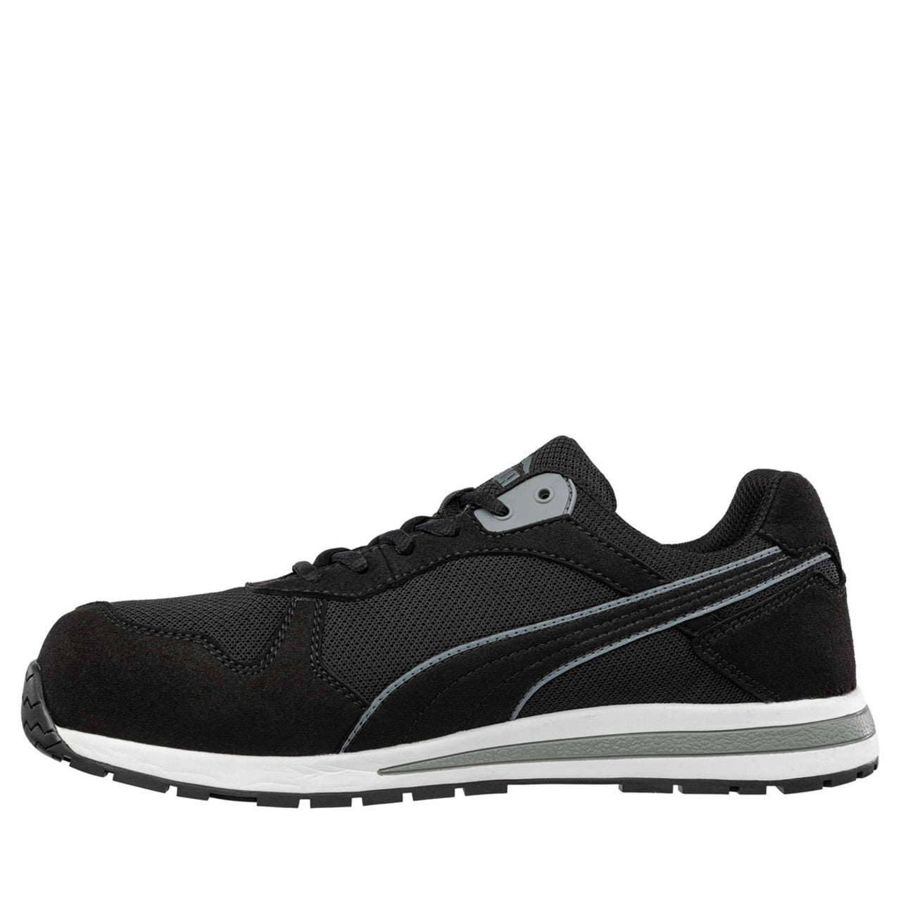 Puma Safety Women's Frontside Low SD Composite Toe Shoes, 643185,  Black/Grey