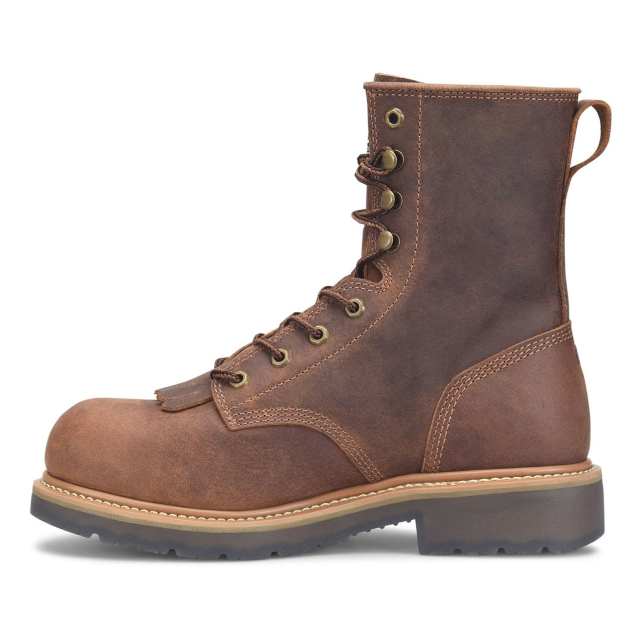 Double-H Boots Men's Judge 8" Wellington EH Alloy Toe Boots, DH4155, Brown