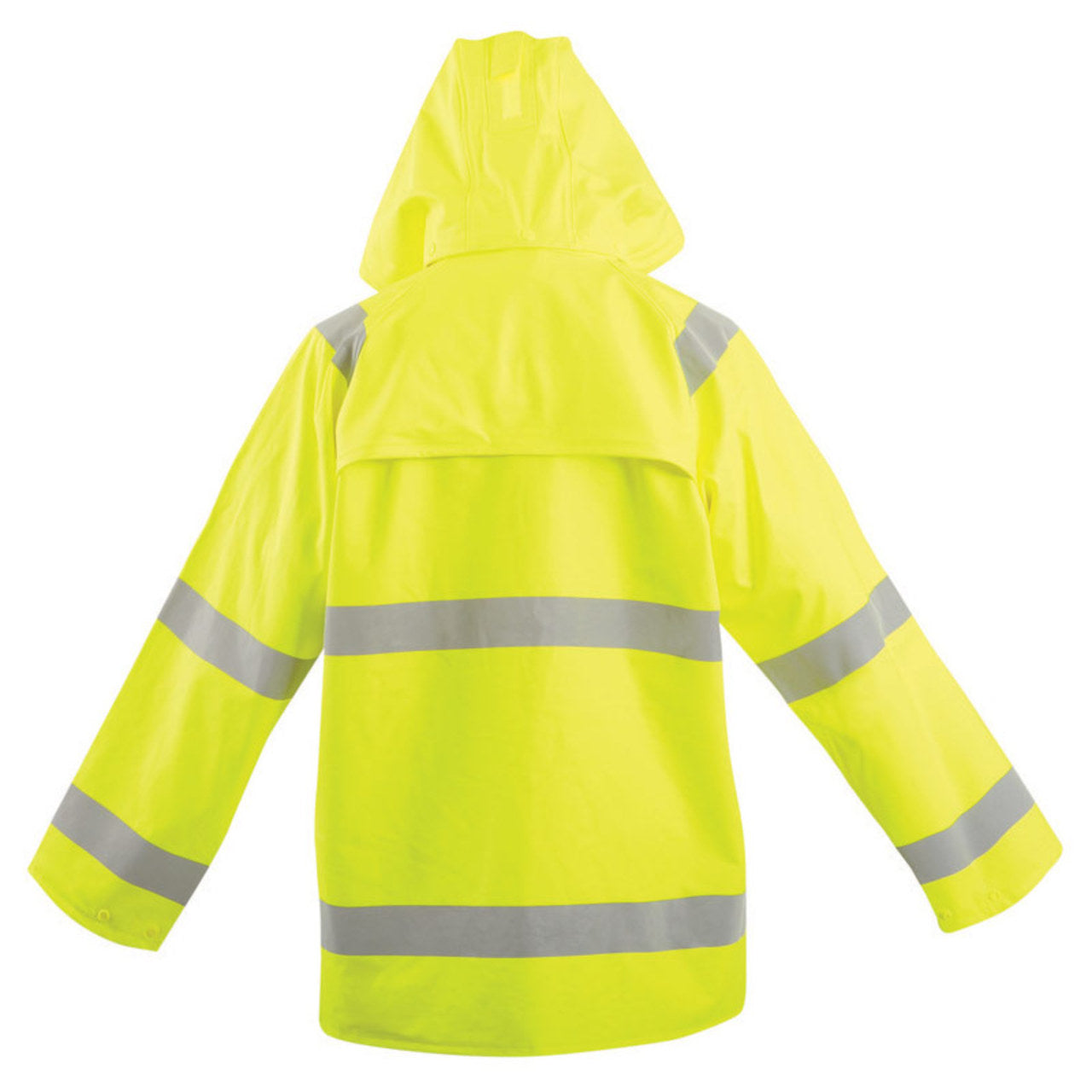 Occunomix Type R Class 3 Hi-Vis Flame Resistant Waterproof Rain Jacket, LUX-TJR/FR2