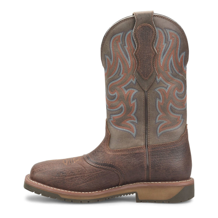 Double-H Men's 12" Ironhide Boots, DH6142, Brown