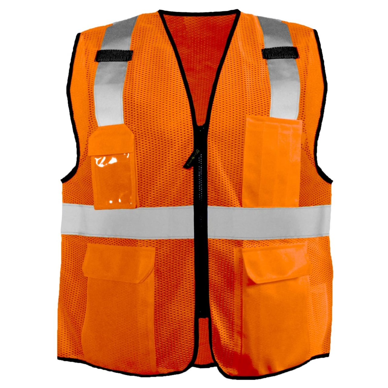 OccuNomix Type R Class 2 High-Vis Mesh Surveyors Safety Vest - LUX-SSGCS