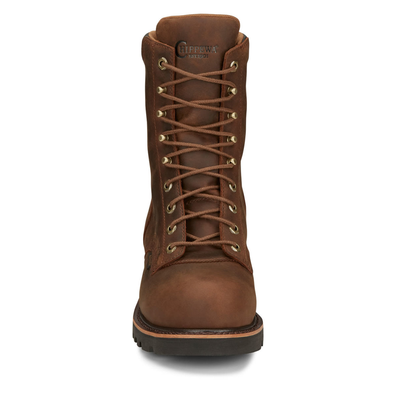 Chippewa Men's Valdor 8" Logger EH Waterproof Composite Toe Boots, 73236, Tan