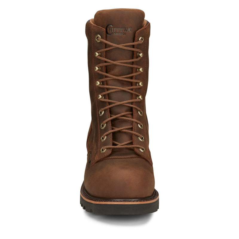 Chippewa Men's Valdor 8" Logger EH Waterproof Composite Toe Boots, 73236, Tan