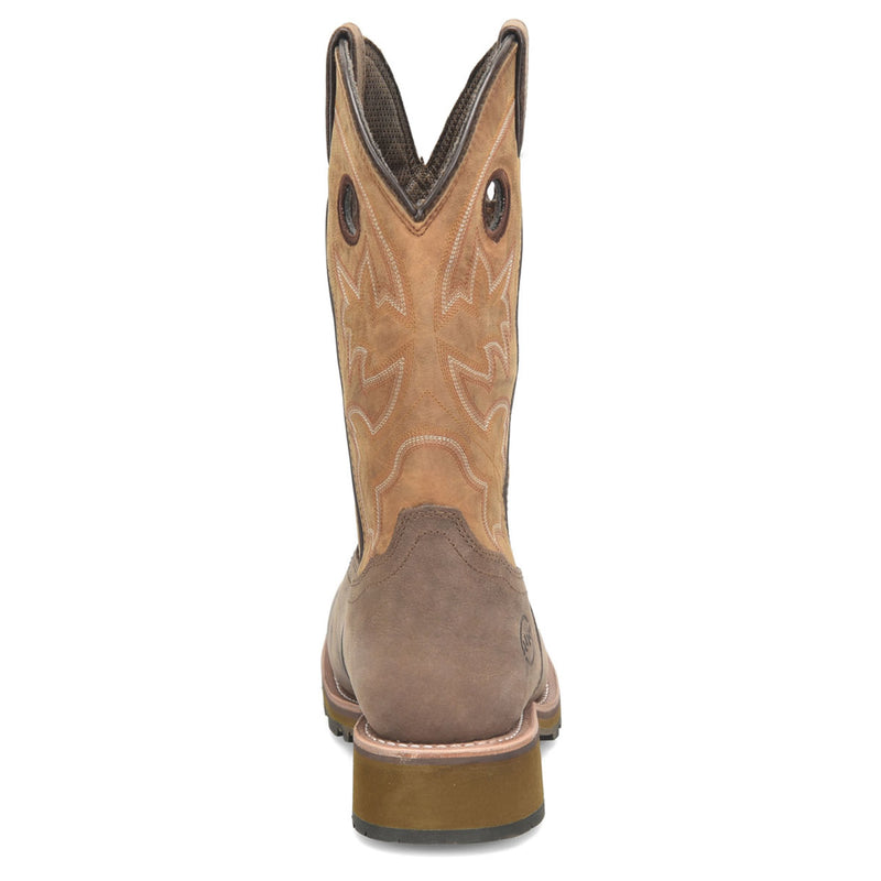 Double-H Men's Abner 12" Roper Waterproof EH Composite Toe Boots, DH5353, Brown