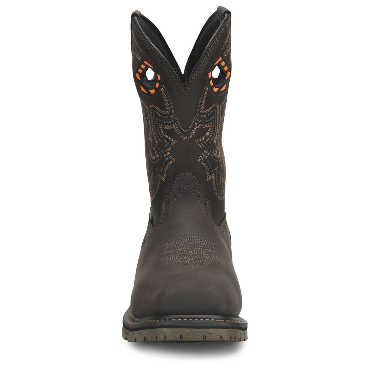 Phantom Rider Men's Bruner 11" EH Met-Guard Composite Toe Boots, PH5011, Dark Brown