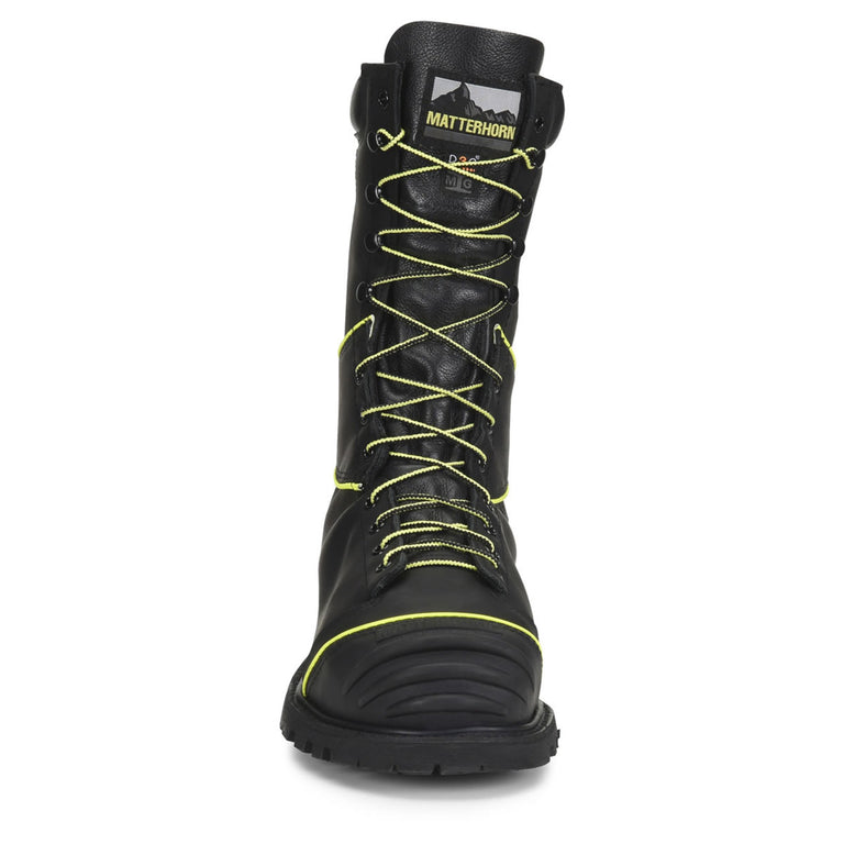 Matterhorn Men's 10" Waterproof Insulated EH Met-Guard Steel Toe Boots, CV12000, Black
