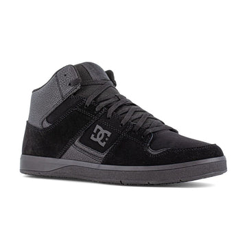 DC Work Crew Men's Cure EH Soft Toe High-Top Shoes, DC60302, Black