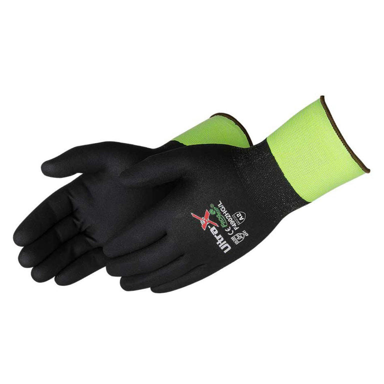 FroGrip Ultra-X F4902HG Black A2 Cut Micro-Foam Nitrile Coated Gloves