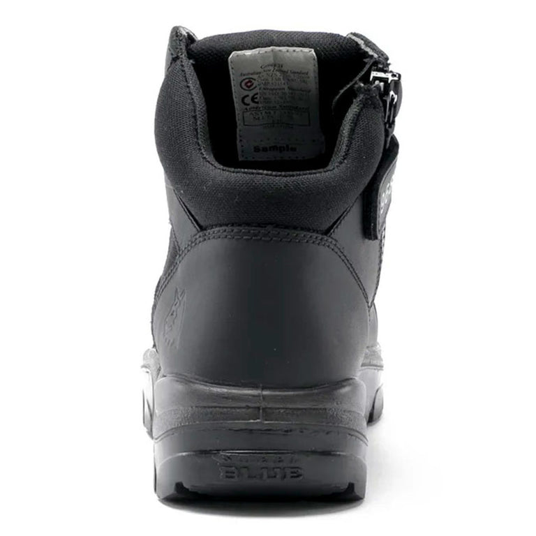 Steel Blue Men's Parkes Zip 6" EH Steel Toe Boots, 812968, Black