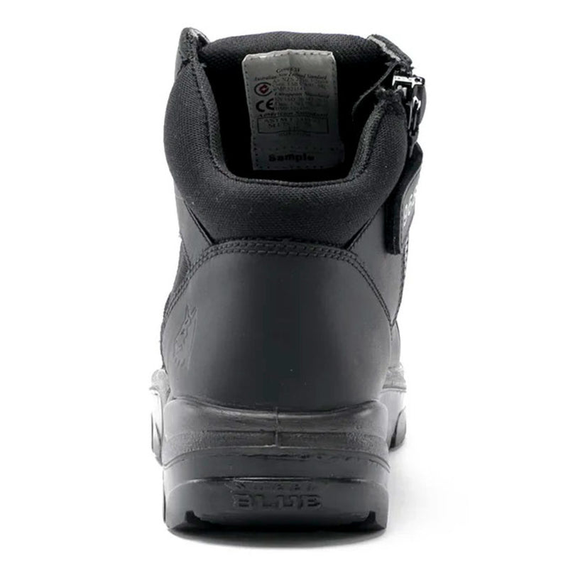 Steel Blue Men's Parkes Zip 6" EH Steel Toe Boots, 812968, Black