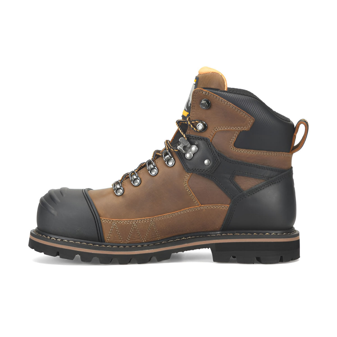 Matterhorn Men's I-BEAM 6" Hiker Waterproof EH Composite Toe Boots, MT2579, Brown