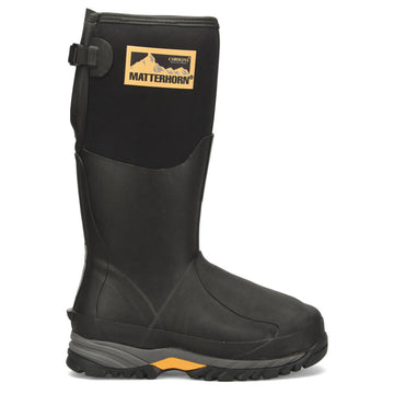 Matterhorn Men's Mud Jumper 16" Waterproof EH Met-Guard Steel Toe Boots, MT203, Black