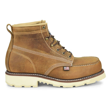 Carolina Men's Ferric USA 6" EH Steel Toe Boots, CA7514, Tan