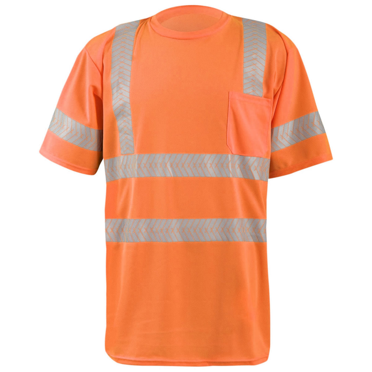 Custom Hi-Vis Short Sleeve T-Shirt, Class 3, LUX-TSSP3B