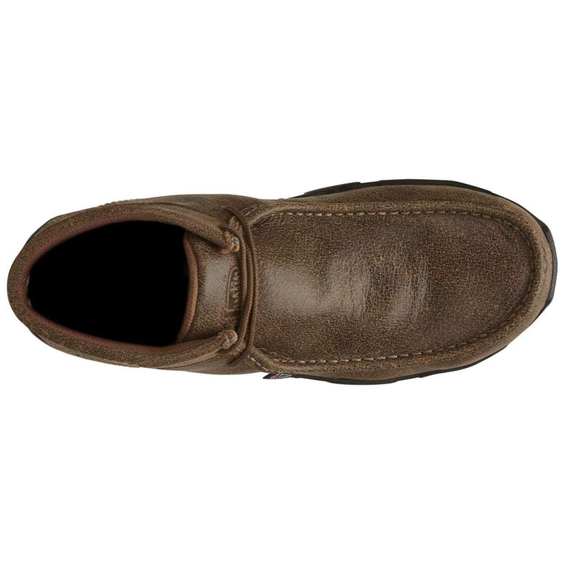 Justin Men's Cappie 4" EH Steel Toe Boots, 237, Tan