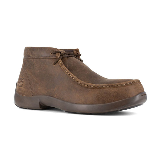 Frye Supply Women's The Safety-Crafted Utility Moccasin ESD Composite Toe Work Boots, Brown - FR40702F