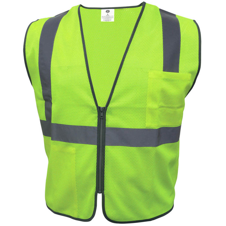 General Electric Type R Class 2 Hi-Vis Mesh Safety Vest, GV076