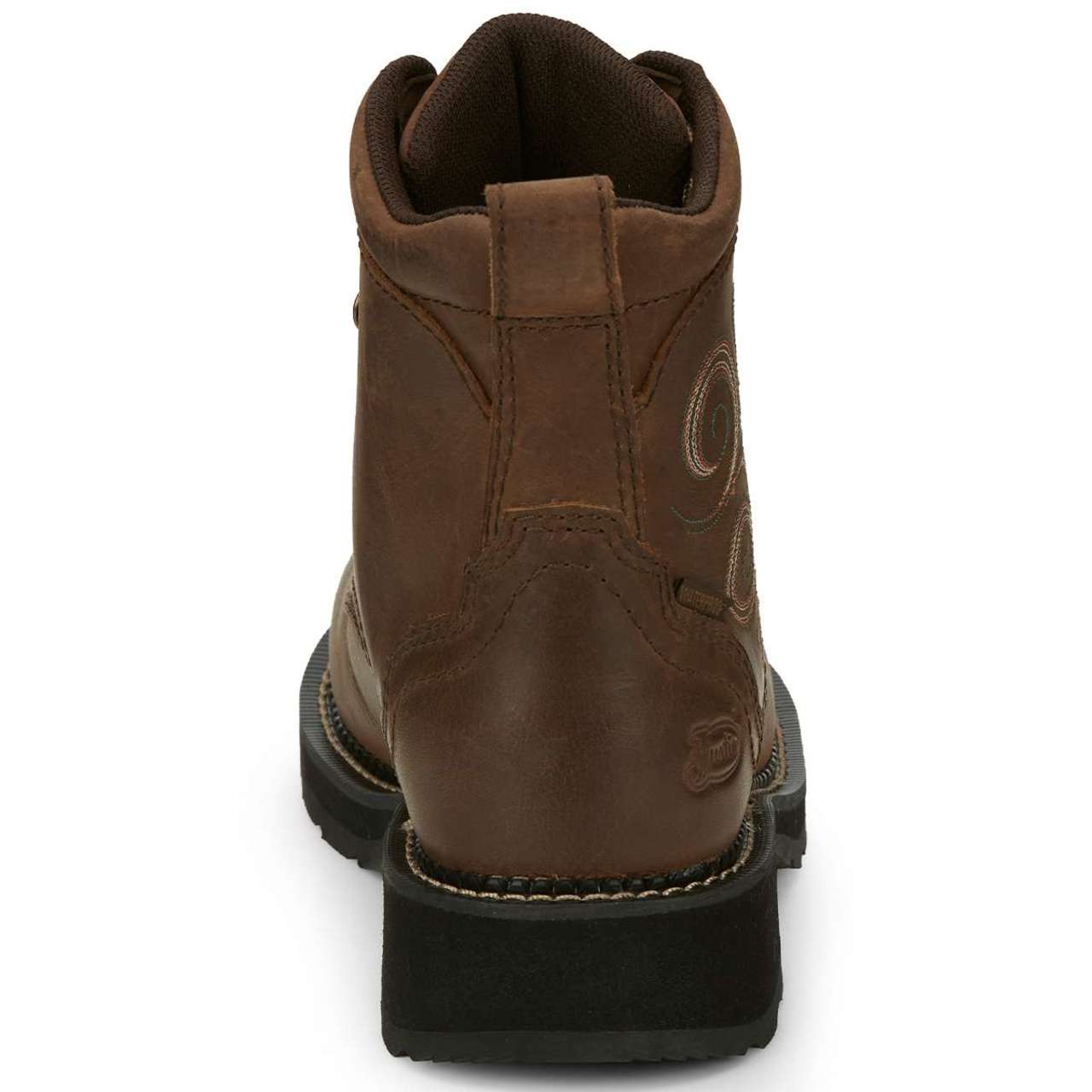 Justin Women's Katerina 6" Waterproof EH Steel Toe Boots, GY985, Brown