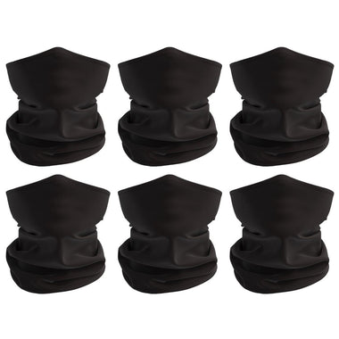 12 Pack - Rugged Blue Black Multipurpose Neck Gaiter Bandana Face Mask Sunscreen Face Cover
