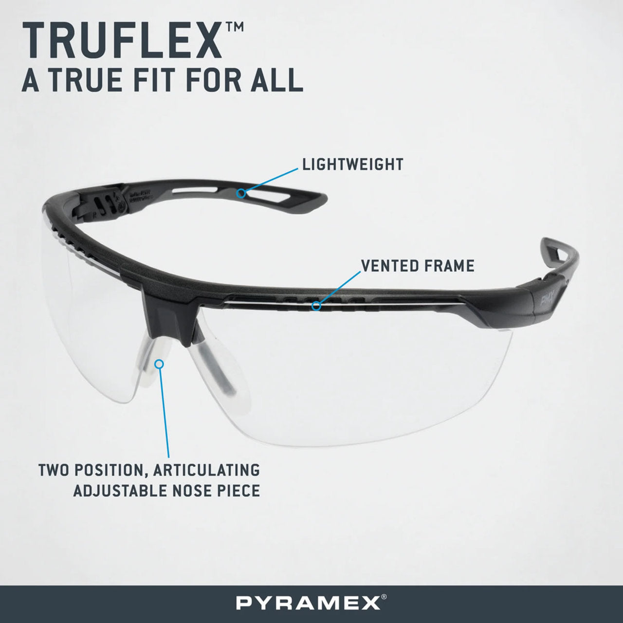 Pyramex TruFlex Safety Glasses