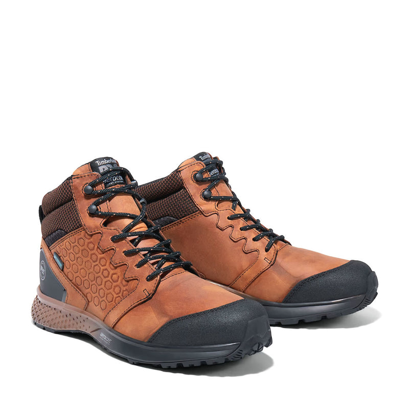 Timberland PRO Men's Reaxion Waterproof EH Soft Toe Hiker Work Boots, TB1A27BG2141