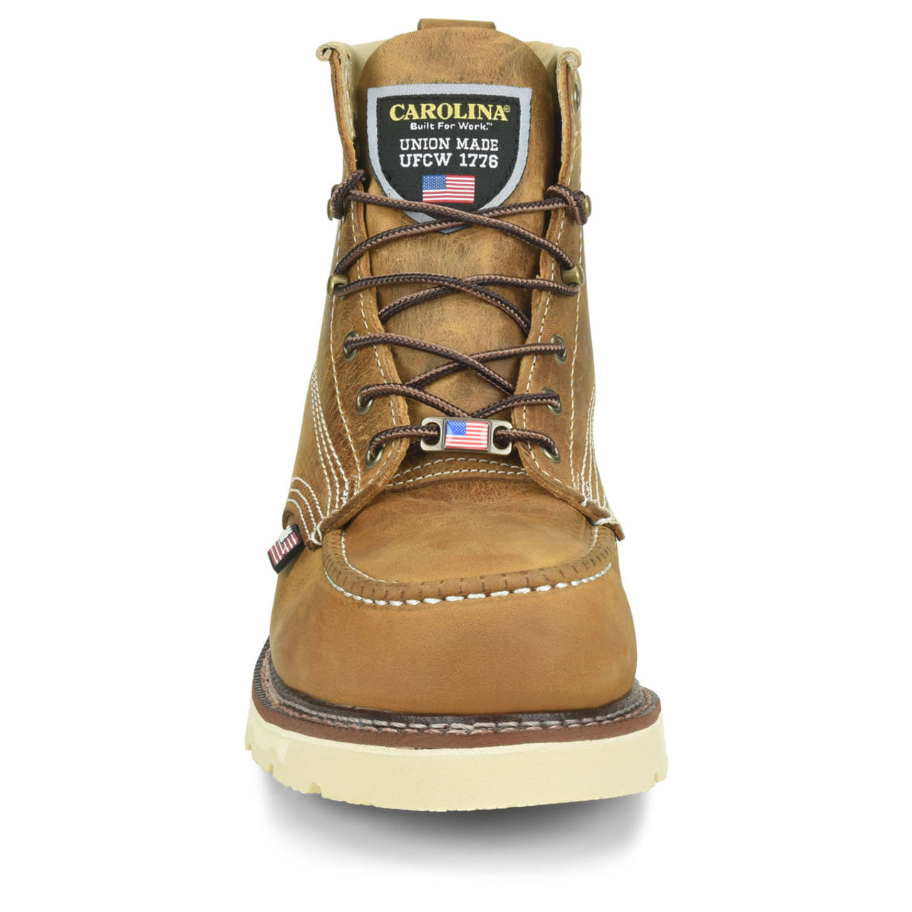 Carolina Men's Ferric USA 6" EH Steel Toe Boots, CA7514, Tan