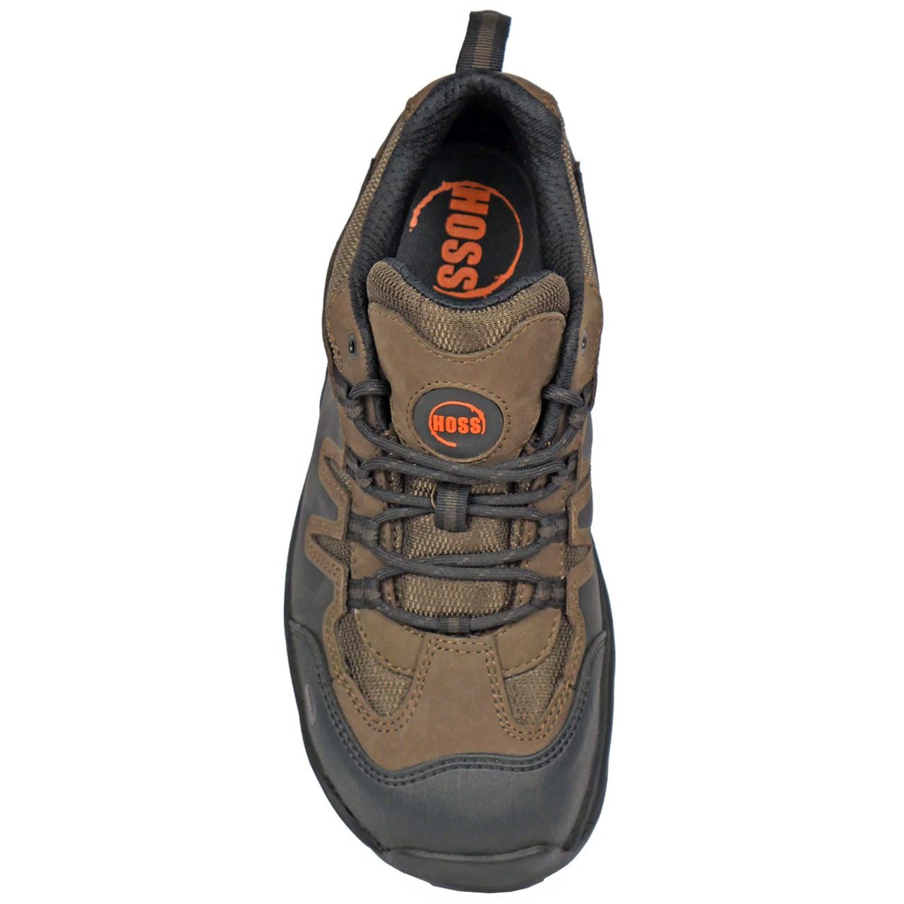 Hoss Men's Eric Lo Aluminum Toe Shoes, 50238, Brown