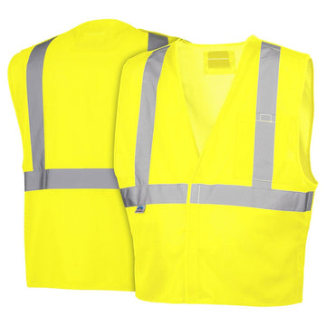 Pyramex RVHL25 Type R Class 2 Hi-Vis Breakaway Mesh Safety Vest