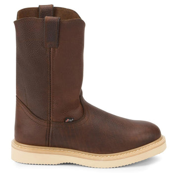 Justin Men's Axe 10" Wellington EH Soft Toe Boots, WK4908, Tan