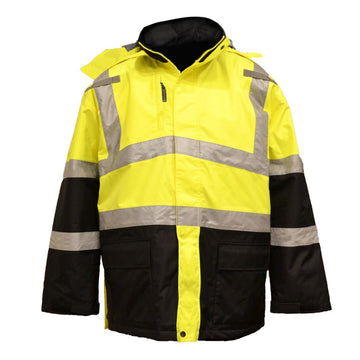 OccuNomix Type R Class 3 Hi-Vis Premium Insulated Cold Weather Parka, LUX-TJCW
