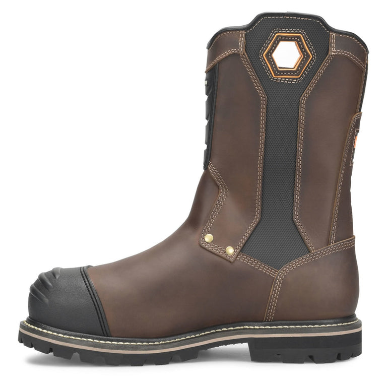 Matterhorn Men's I-BEAM 10" Wellington Waterproof EH Met-Guard Composite Toe Boots, MT2540, Brown
