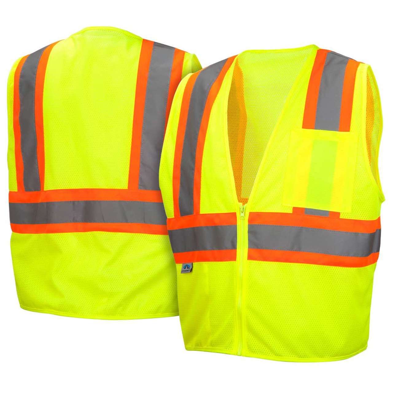 Pyramex RVZ22SE Type R Class 2 Non FR Self Extinguishing Hi-Vis Safety Vest