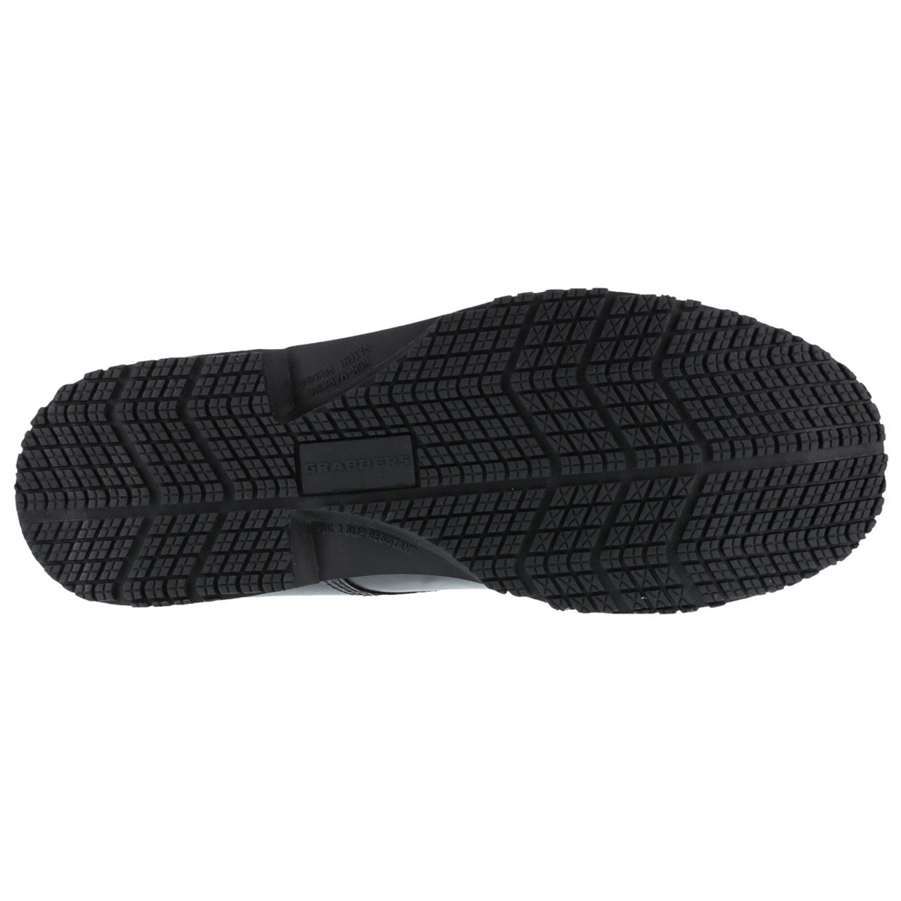 Grabbers Men's Slip Resistant Black Plain Toe Oxford, G1120
