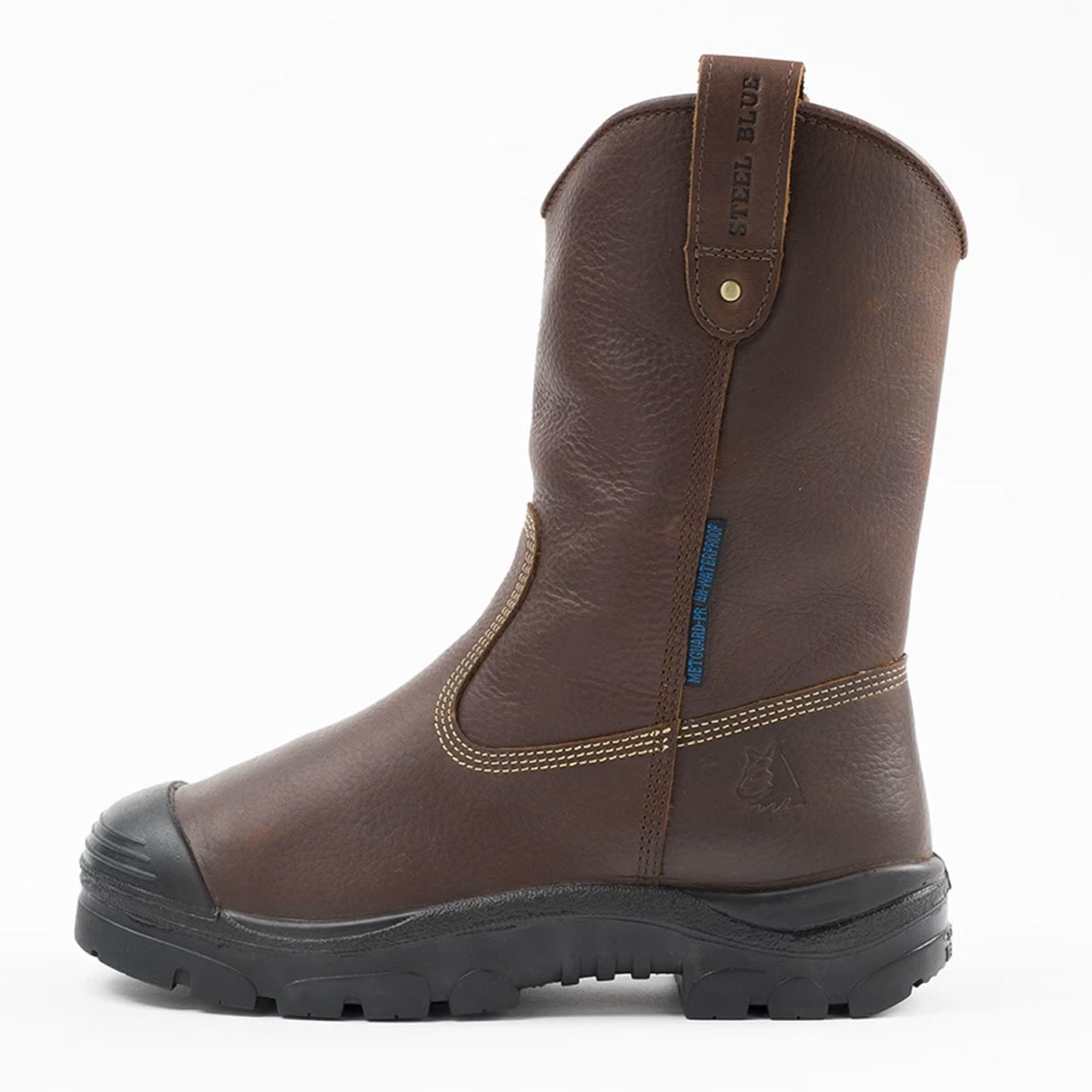 Steel Blue Men's Heeler Bump Cap 10" EH Met-Guard Steel Toe Boots, 862905, Oak