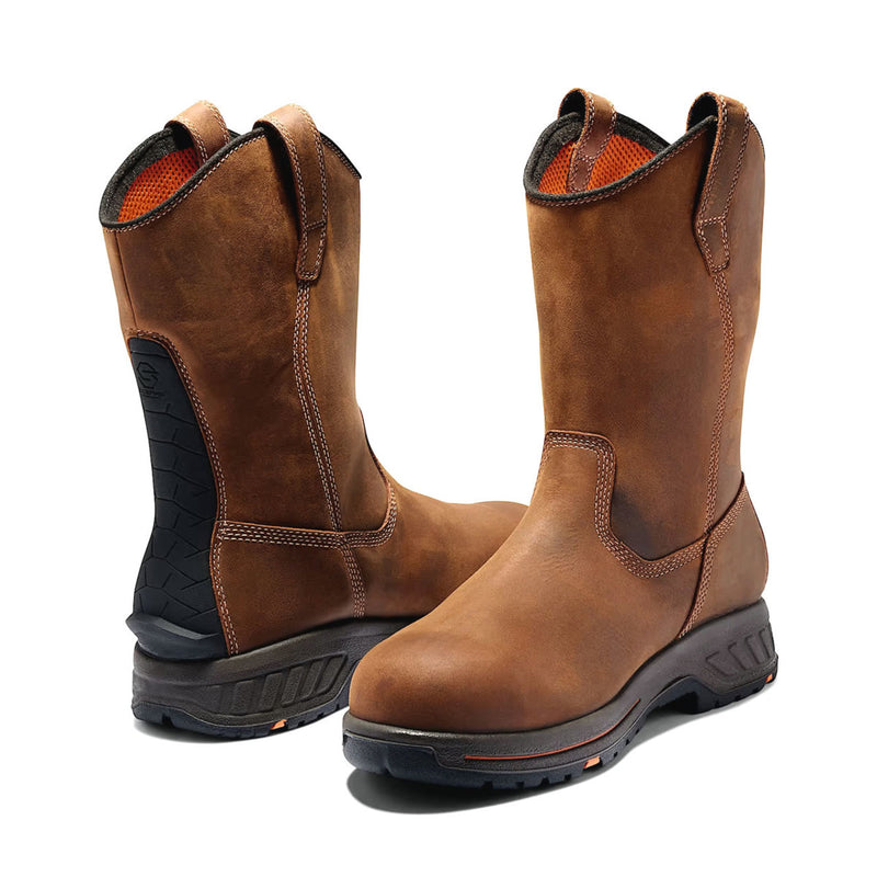 Timberland PRO Men's Helix HD Pull On Waterproof EH Composite Toe Work Boots, TB1A1XFX2141, view 4 of 6