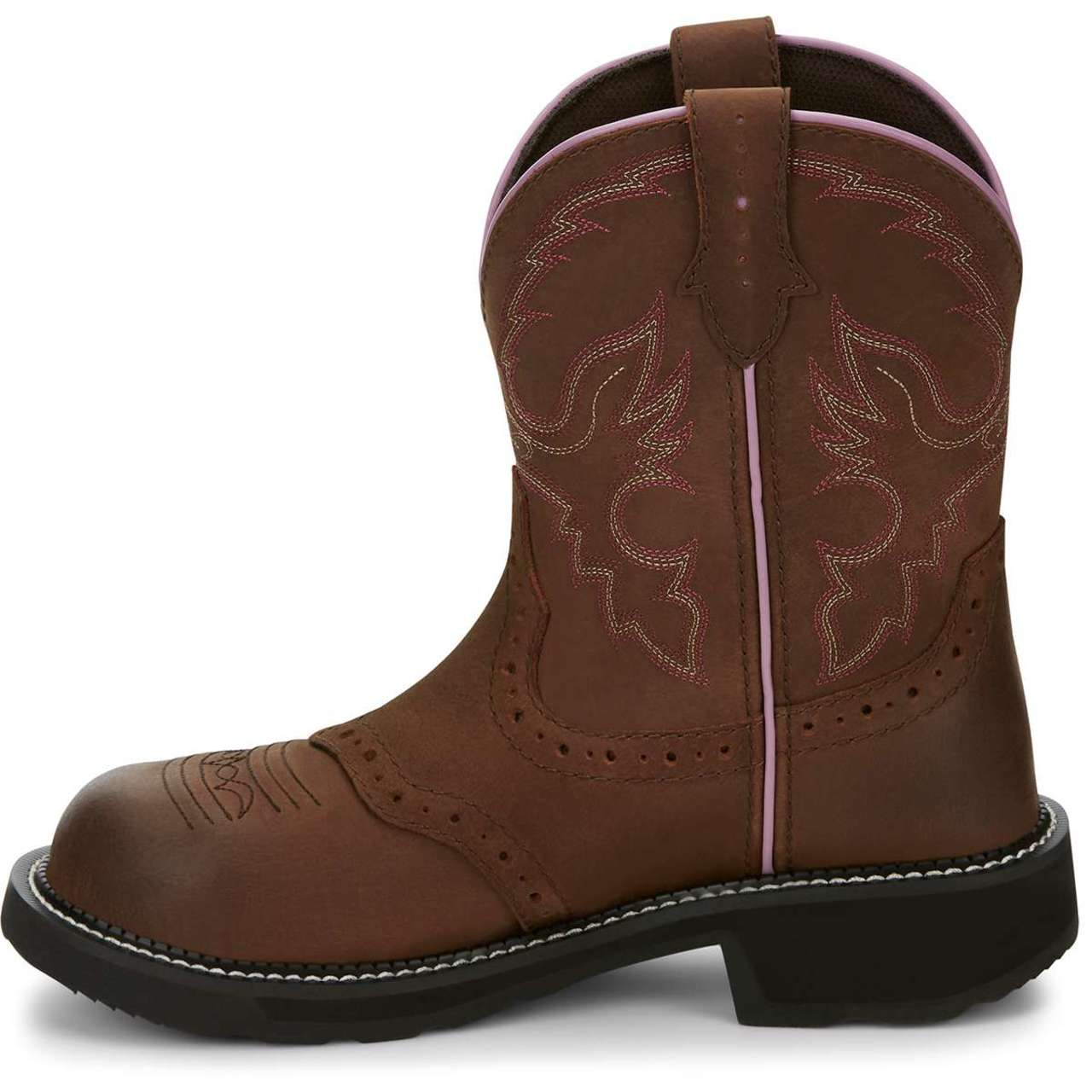 Justin Women's Wanette 8" Waterproof EH Steel Toe Boots, GY9980, Brown