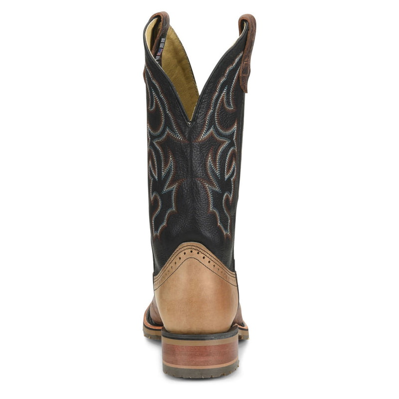 Double-H Boots Men's Grissom 12" Roper Soft Toe Boots, DH4644, Brown