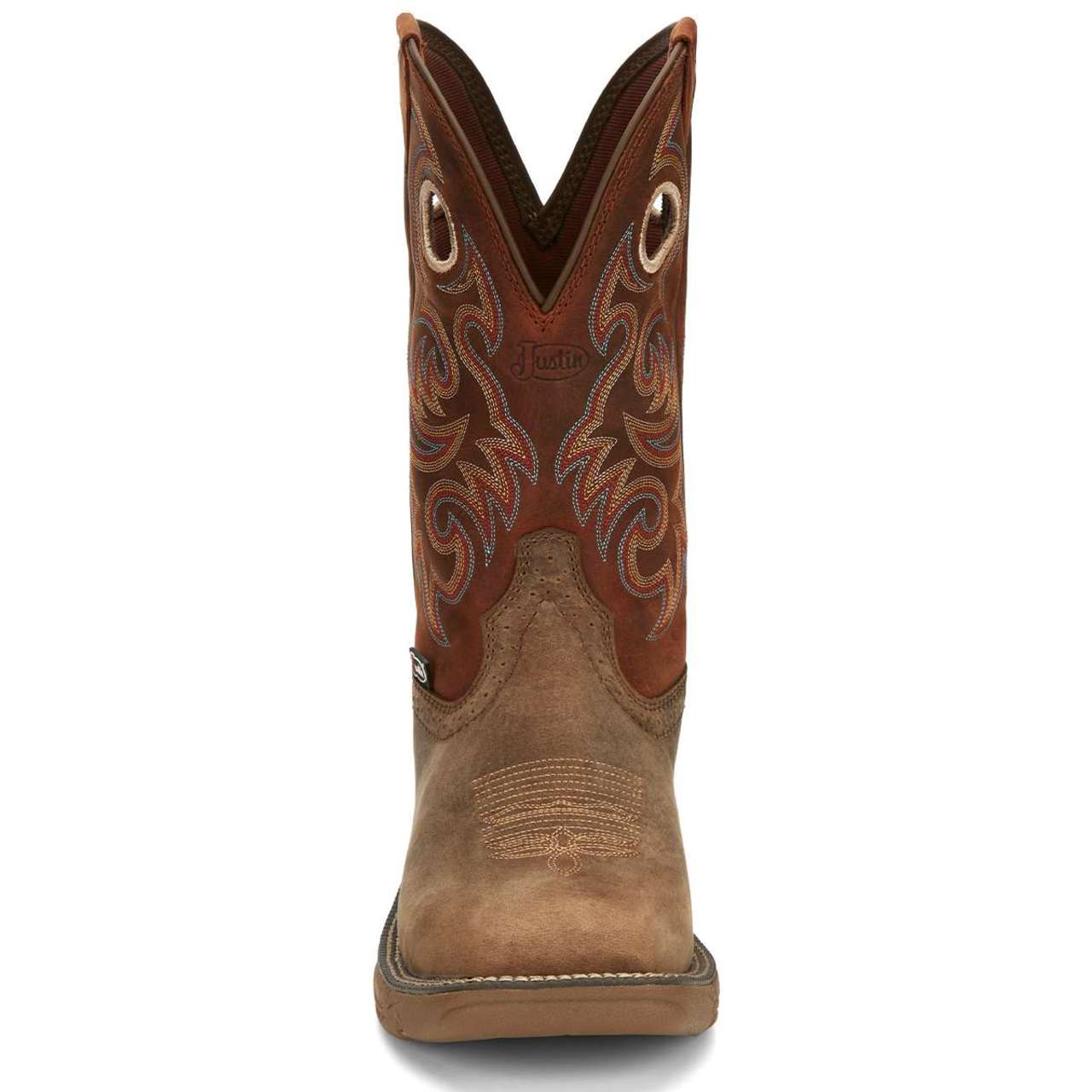 Justin Men's Rush 11" Waterproof EH Composite Toe Boots, SE4341, Brown