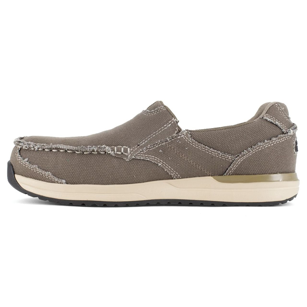 Rockport Works Men's Langdon Slip-On ESD Composite Toe Casual Shoes, Breen - RK2151